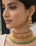 PACHI KUNDAN JADAU CHOKER NECKLACE SET