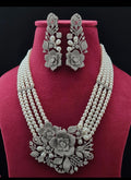AD Pearl Gorgeous Mala Pendant Set