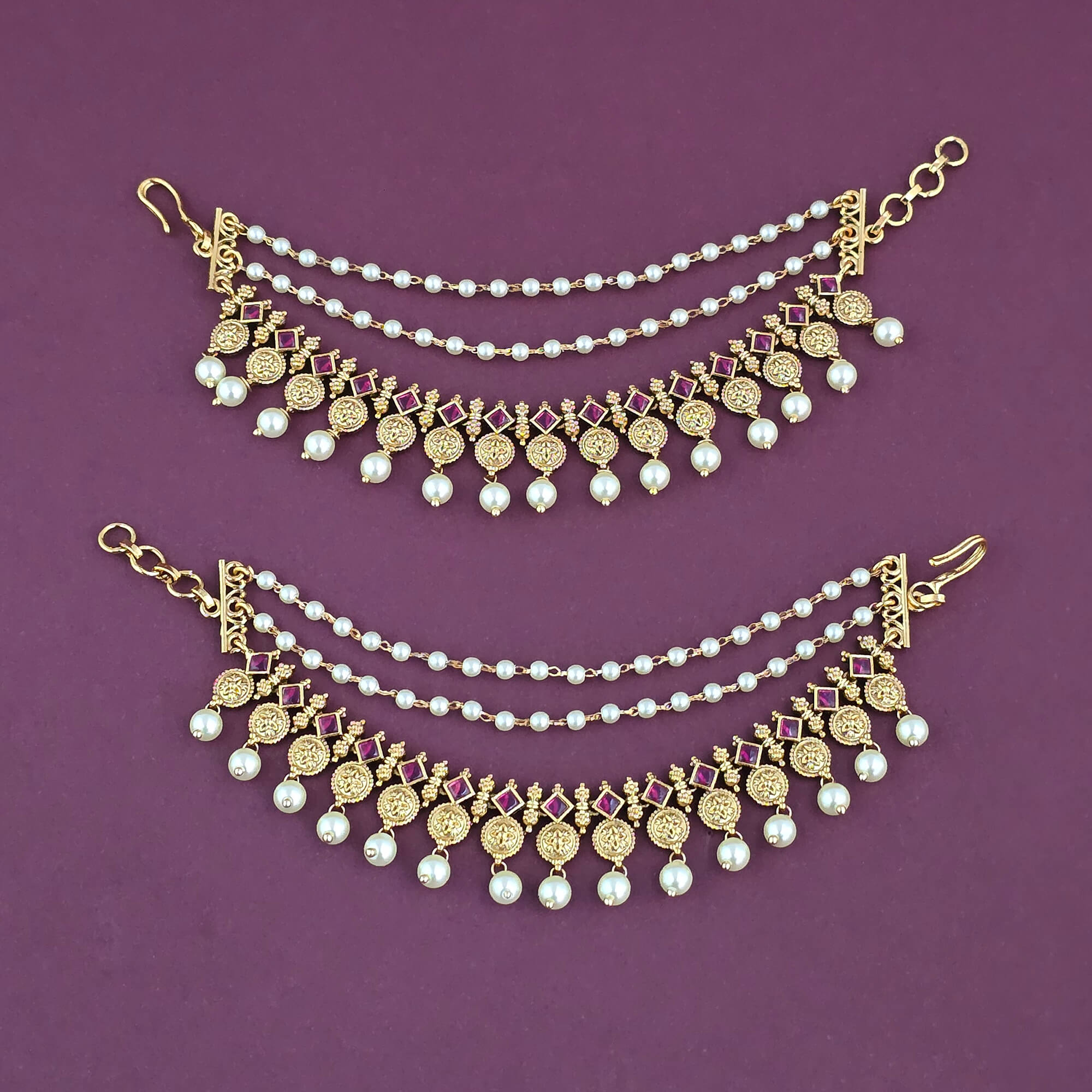 Antique Kanchain With Pearls