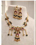 Pachi Kundan Choker Set with Pearl Drops