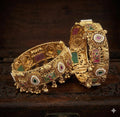 Antiqe Gunghroo Kada With Elephant Motif