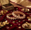 Kundan Meenakari Bangles