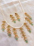 Pachi Kundan Necklace with Pearl Drops