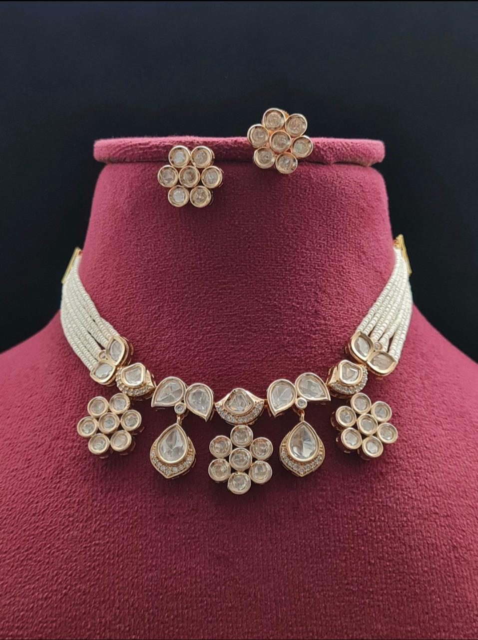 Pearl Classic Kundan Necklace