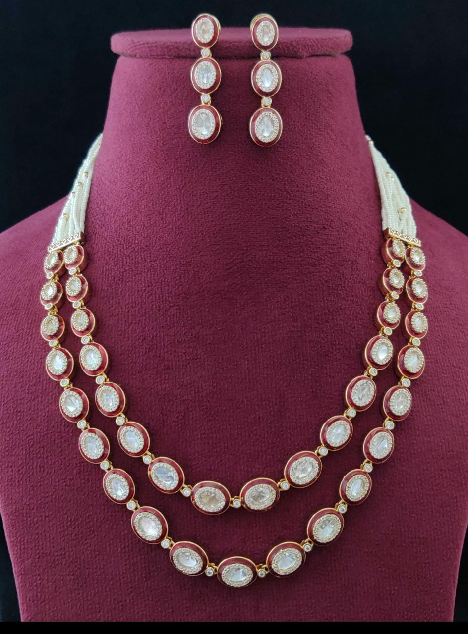 Regal Two Layer Kundan Necklace Set