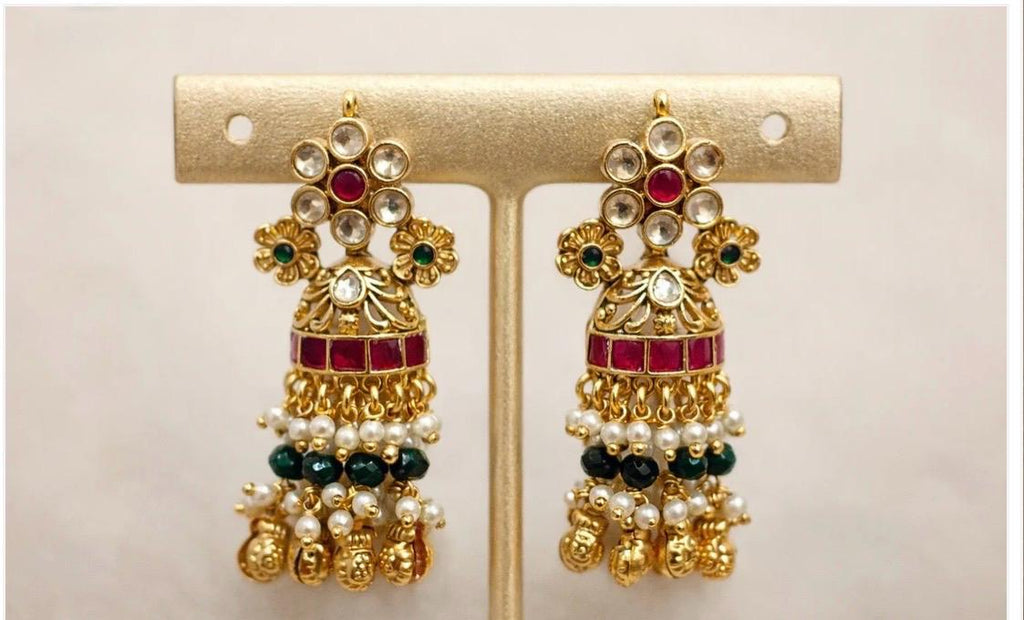Royal Jadau Pachi Kundan Necklace Set