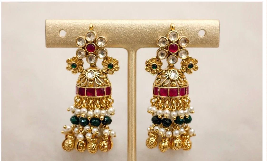 Royal Jadau Pachi Kundan Necklace Set