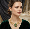 Stone Flora Pendant Necklace